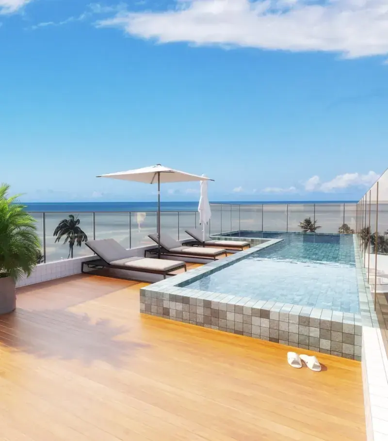 Flat Aqua Manaíra: piscina