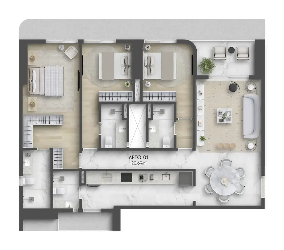 Artus Blanc: planta
