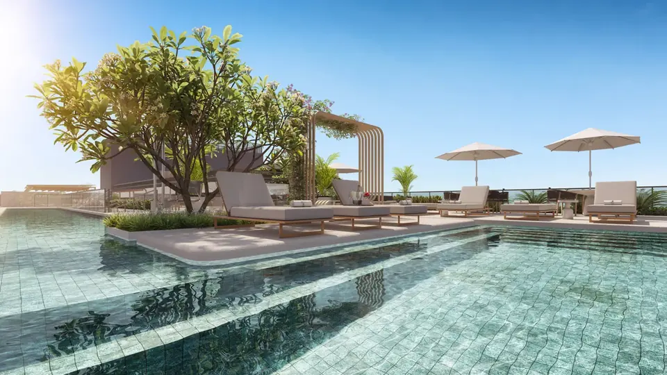 Residencial Belvedere: piscina