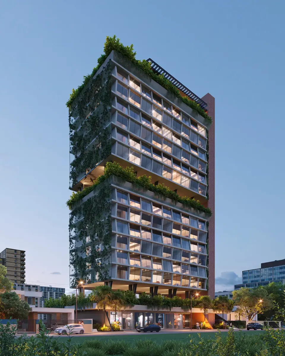 Burj Lavie: fachada