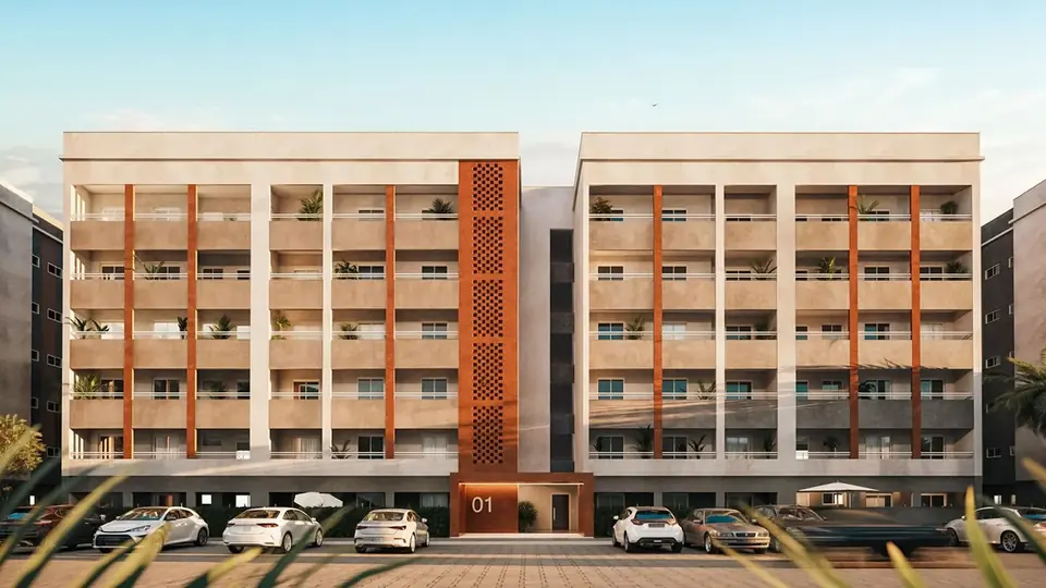 Cidade das Flores: fachada