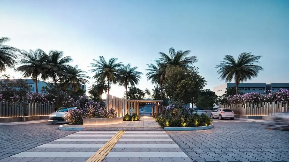 Cidade das Flores: fachada
