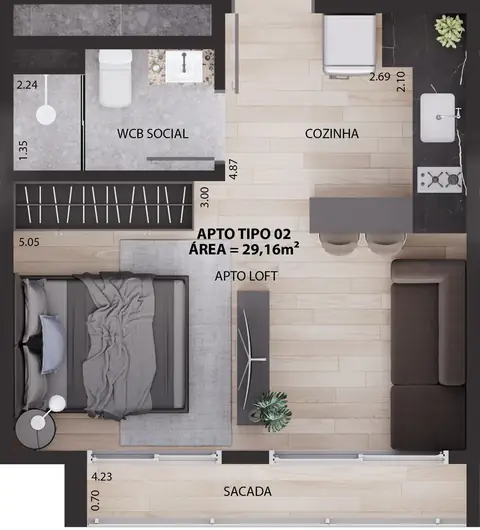 Compact Time: planta