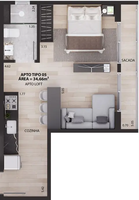 Compact Time: planta
