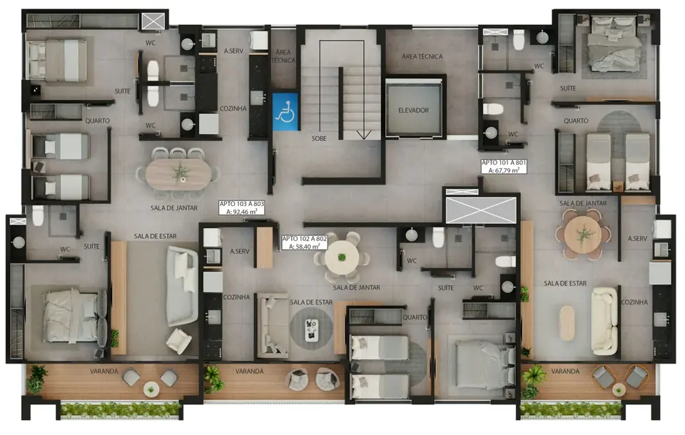 EQ Ocean: planta