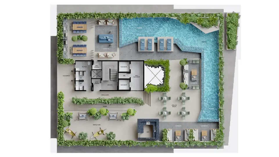 Lumini: rooftop