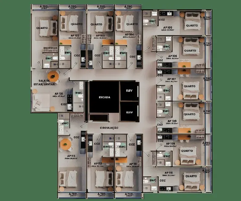 Park Vision Oceania: planta