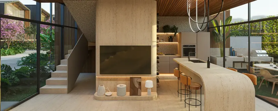 Tekoá por Bauten: sala
